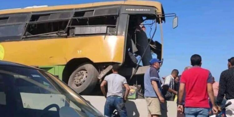 وفاة السائق وإصابة 39 آخرين في حادث الطريق الساحلي بالإسكندرية