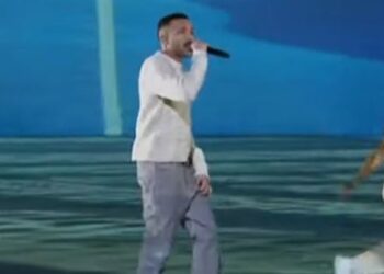 بغني مصري وبلهجتي.. ويجز يتألق في حفل اتحاد القبائل العربية بنصر أكتوبر بحضور الرئيس السيسي