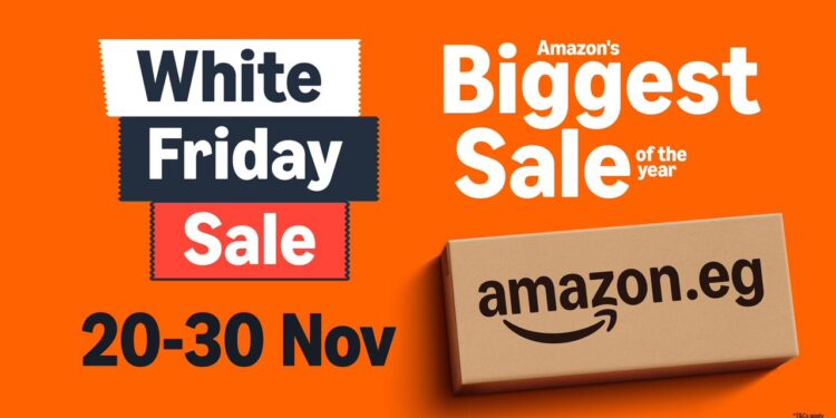 AMAZON EGYPT’S WHITE FRIDAY SALE WITH HUNDREDS OF THOUSANDS OF DEALS UP TO 70% OFF