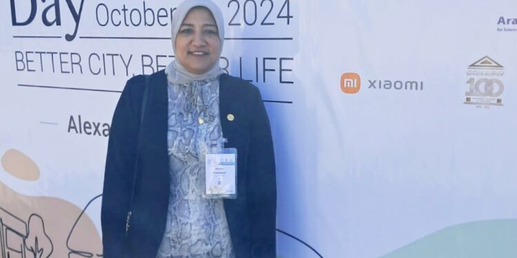 أمين مساعد الاتحاد بالإسكندرية تشارك في مؤتمر يوم المدن العالمي 2024