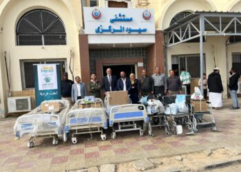 مرسال عضو التحالف الوطني تدعم مستشفى سيوة المركزي بمستلزمات طبية  