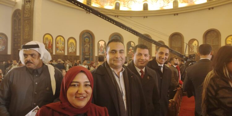 قيادات حزب الاتحاد تشارك أقباط مصر في احتفالات عيد الميلاد المجيد