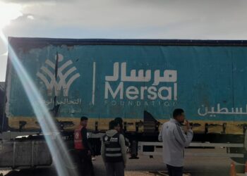 مرسال تعلن دخول مساعداتها الإنسانية لقطاع غزة ضمن القافلة العاشرة للتحالف الوطني