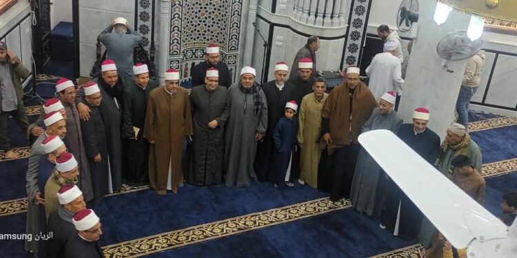 بحضور قيادات تنفيذية وشعبية.. أهالي قرية دمنكة بكفر الشيخ يحتفلون بافتتاح المسجد القبلي