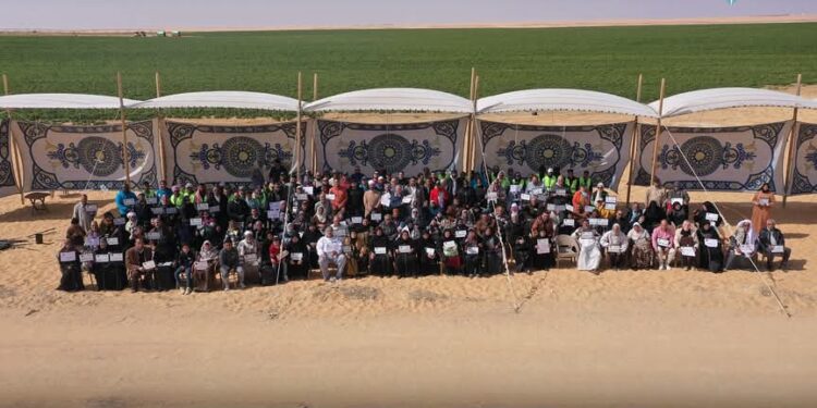 مؤسسة إكرام للتنمية والأعمال الخيرية تطلق مرحلة جديدة من زراعة وقف النخيل الخيري بالفرافرة