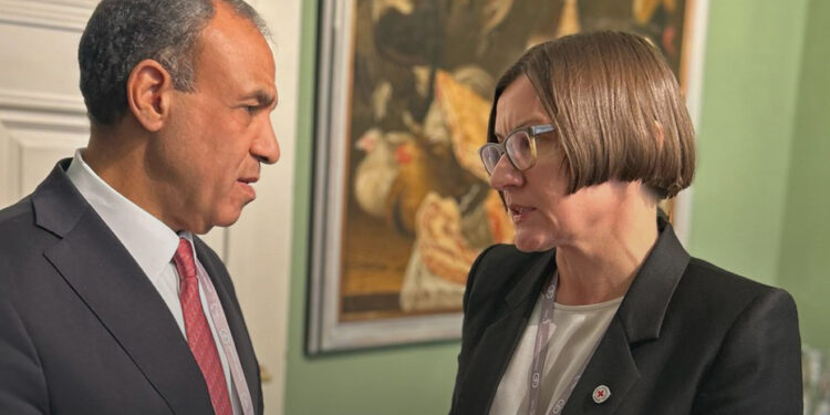 وزير الخارجية يلتقي رئيسة اللجنة الدولية للصليب الأحمر على هامش مؤتمر ميونخ للأمن