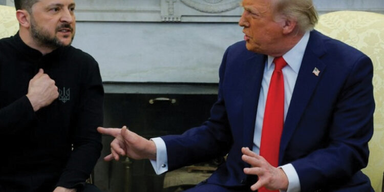 مشادة بين ترامب وزيلنيسكي.. الرئيس الأمريكي: الأوكراني قلل من احترام البيت البيضاوي