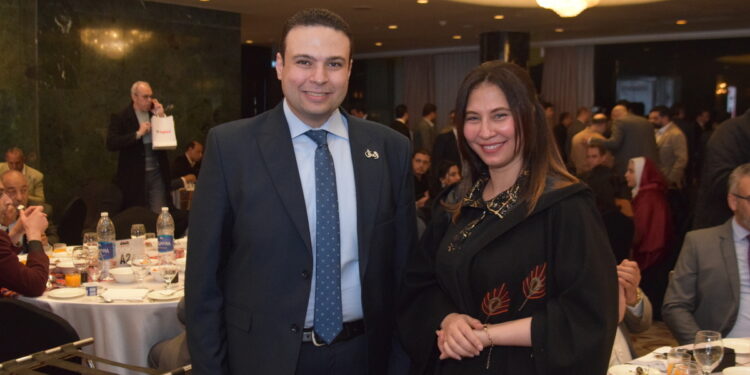 الإعلامية قصواء الخلالي تشارك بالسحور السنوي لحزب العدل