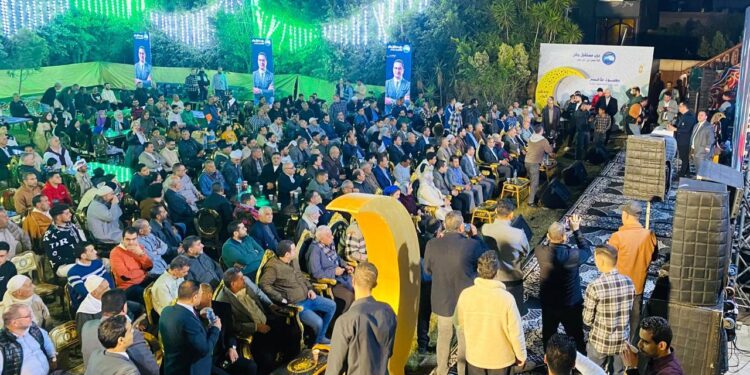 بحضور الآلاف.. أكبر مائدة إفطار جماهيري بالدقهلية بتنظيم حزب مستقبل وطن