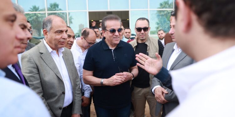وزير الصحة يتفقد مشروع إنشاء مستشفى بني مزار بمحافظة المنيا
