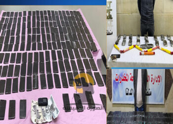 مكافحة المخدرات تضبط 55 كيلو من الحشيش و7 أسلحة نارية في البحيرة ومطروح والسويس