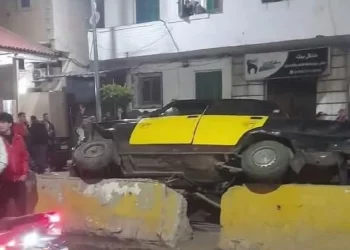 التفاصيل الكاملة لـحادث انقلاب تاكسي في سيدي بشر بالإسكندرية