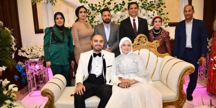 بحضور الوزراء والسياسيين والنواب.. اللواء طارق نصير يحتفل بعقد قران نجله محمد