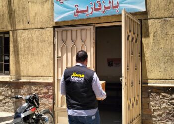 مرسال عضو التحالف الوطني تدعم عيادات الجلدية والجذام بالشرقية والمنيا بمستلزمات طبية