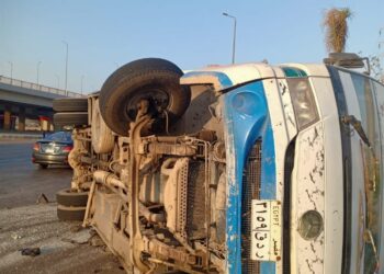 تفاصيل حادث انقلاب أتوبيس بطريق مصر الإسماعيلية في الشرقية