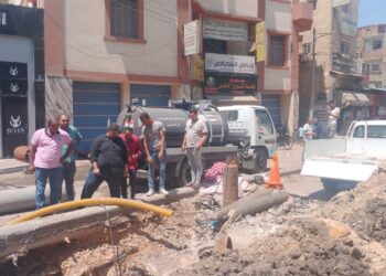 رئيس مياه الغربية: جاري حل مشكلة انفجار خط طرد بسيون في أسرع وقت