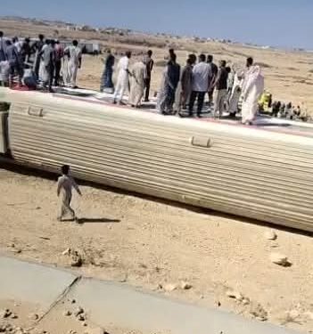 29 مصابا.. الحصيلة الأولية لحادث انقلاب عربة قطار ركاب غرب الضبعة في مطروح