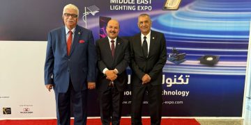 ميشيل الجمل يشارك في المعرض الدولي لتكنولوجيا الإضاءة والليد