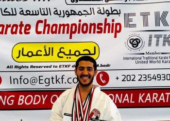 بطل مصر والعرب وأفريقيا في الكاراتيه التقليدي.. مصطفى بغدادي يواصل مسيرته الإدارية الناجحة باتحاد شمال أفريقيا للخماسي الحديث