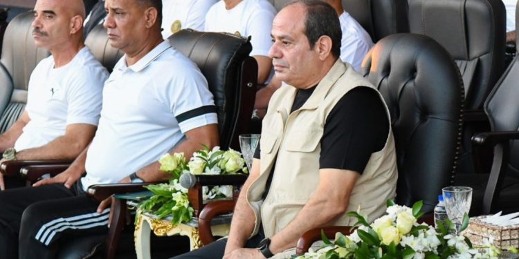 الرئيس السيسي يتفقد الأكاديمية العسكرية المصرية داخل مقر القيادة الاستراتيجية