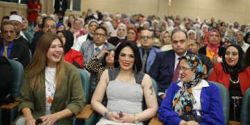 رانيا فريد شوقي وحورية فرغلي أبرز حضور مؤتمر الوعي قوة بأكاديمية أكاكوس بالإسكندرية