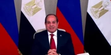 السيسي وبوتين يشهدان وضع هيكل الاحتواء بمحطة الضبعة النووية.. تفاصيل