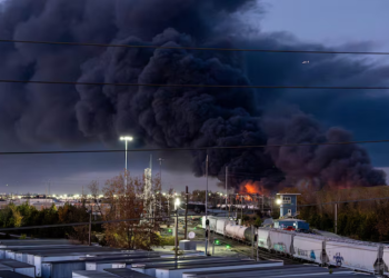 تحطم طائرة شحن تابعة لـ (UPS) في كنتاكي بعد إقلاعها من مطار لويزفيل الدولي