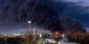 تحطم طائرة شحن تابعة لـ (UPS) في كنتاكي بعد إقلاعها من مطار لويزفيل الدولي