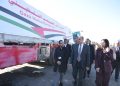 بـ 136 طنًا من مواد الإيواء.. “التموين” تُطلق القافلة الـ 15 لإغاثة غزة وتتعهد باستدامة الجسر الإنساني
