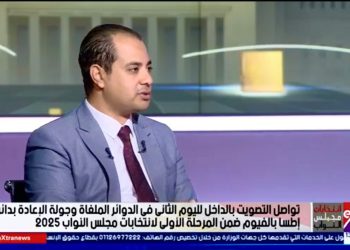 حازم العبيدي: مشهد انتخابات الـ 19 دائرة المعادة المنضبط هو حصاد وثمار اصرار السيسي علي اقرار دولة القانون 