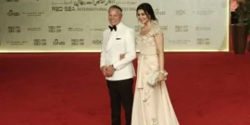 أول ظهور رسمي بعد الزواج: أروى جودة وزوجها يُضيئان سماء مهرجان البحر الأحمر