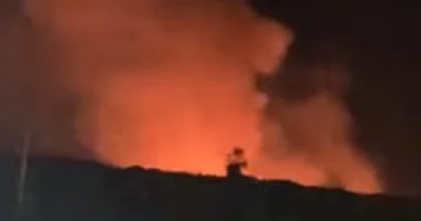 حريق هائل يلتهم زراعات “الهيش” في الغابة الشجرية غرب الغردقة.. والسيطرة التامة دون إصابات