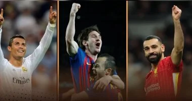 محمد صلاح يقتحم قائمة أعظم 100 لاعب في التاريخ بجانب ميسي ورونالدو