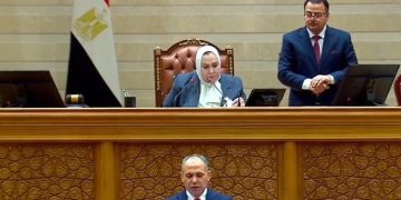 انتخاب المستشار هشام بدوي رئيساً لمجلس النواب في الجلسة الافتتاحية للفصل التشريعي الثالث