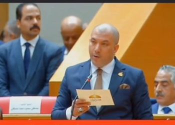 النائب مصطفى حسين أبو دومة يؤدي اليمين الدستورية عضوًا بمجلس النواب في الفصل التشريعي الثالث