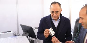 الدكتور هاني سري الدين يدلي بصوته في انتخابات رئاسة الوفد