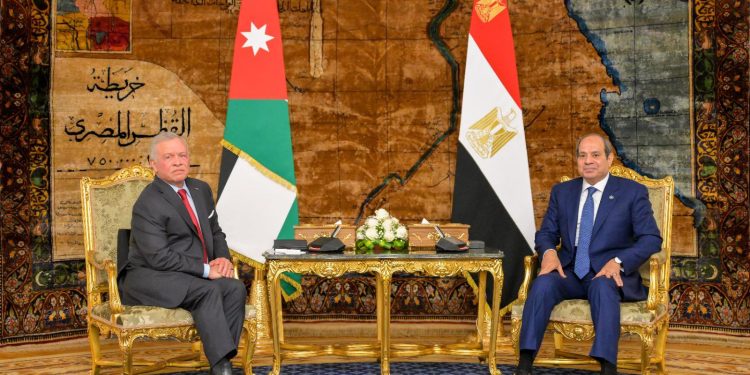 قمة “الاتحادية” ترسم خارطة طريق لإنهاء حرب غزة.. السيسي وعبد الله الثاني: لا بديل عن الدولة الفلسطينية المستقلة واستقرار المنطقة خط أحمر