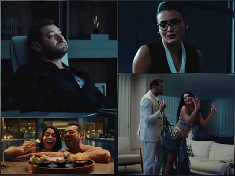 مشاهد عمرو يوسف وأسماء جلال في فيلم السلم والثعبان 2