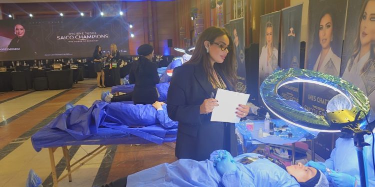 الخبيرة الدولية هنادي تحصد إشادة واسعة في أضخم المهرجانات الجمالية بمصر