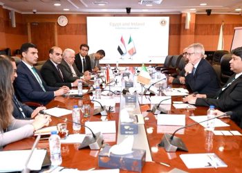 وزير الصناعة يبحث مع سفير أيرلندا لدى مصر وممثلي هيئة المشروعات الأيرلندية Enterprise Ireland فرص تعزيز التعاون الصناعي بين البلدين