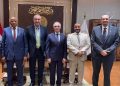 وفد من “حماة الوطن” بالمنيا يزور وزير العدل