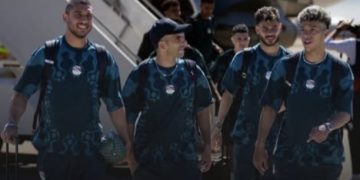 بعثة منتخب مصر تصل إلى مدينة سبوكين استعدادًا لمواجهة إيران