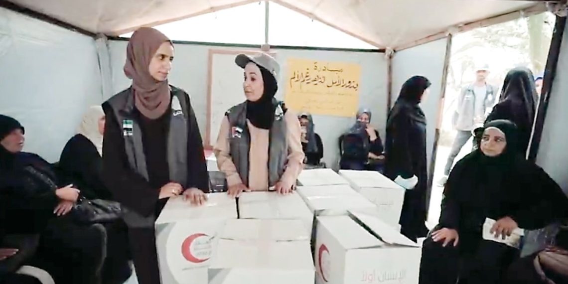 الفارس الشهم 3 تُساند نساء غزة بطرود صحية ومبادرات ميدانية لمواجهة الظروف القاسية
