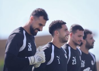 منتخب مصر يخوض تدريبه بإستاد الدفاع الجوي قبل السفر إلى جنوب السودان