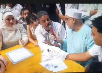 مبروك للعروسين.. موقع الصورة الحقيقية يهنئ الزميل محمد عبد العال بعقد قران كريمته أميرة على الأستاذ محمود وليد