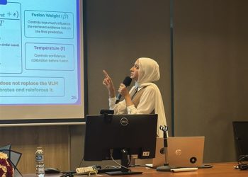 شهد محمد فكري تحصل على درجة الماجستير بتقدير امتياز في الذكاء الاصطناعي من جامعة النيل 